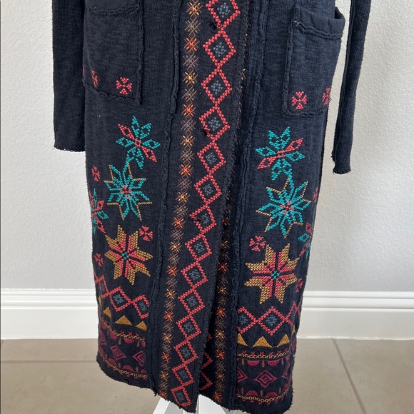Johnny Was Biya Duster Cardigan Large - Picture 2 of 5